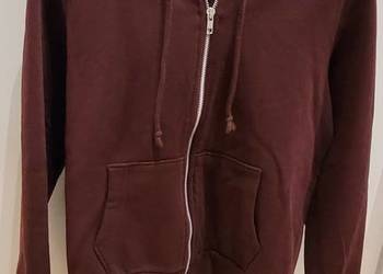 Burgundowa bluza z kapturem H&M