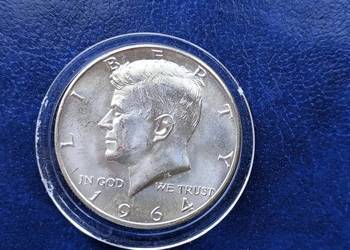 Stare monety 1/2 dolara 1964 D USA srebro
