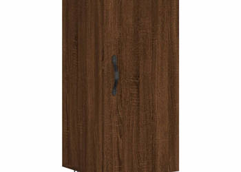 Szafka brązowy dąb 345x34x90 cm materiał drewnopochodny WM-828539