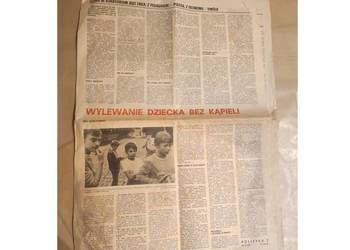 gazeta polityka numer 18 1409 1984 rok czasopismo vintage retro  prl