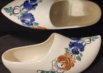 Unikat Fajans styl Włocławek but duży 26,5 cm idealny stan