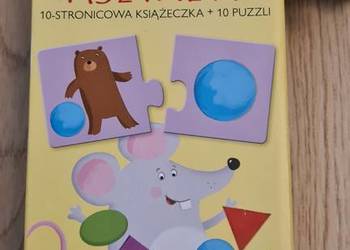 Puzzle Kształty 10-stronnicowa książeczka+ 10 puzzli