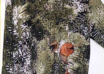 XXL Przemiła tunika/ bluzka w zielonej tonacji Italy Rosa