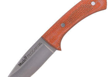 Nóż na szyję Muela Orange Micarta Neck Knife, Satin 1.4116 (PECCARY-8.O)