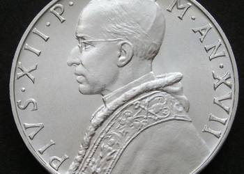 WATYKAN 10 LIRÓW 1955 - PAPIEŻ PIUS XII - stan 1/2