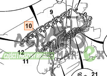 02/802024, 1154158500 PRZEWÓD PALIWOWY NO4 ISUZU JCB