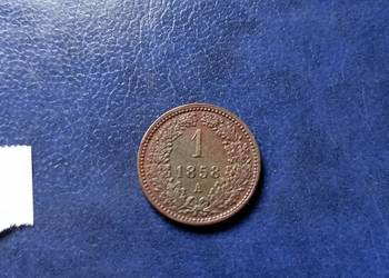 Stare monety 1 krajcar 1858 Austria Stare monety 1 krajcar 1858 Austria
