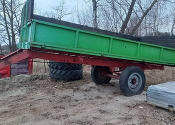 Przyczepa jednoosiowa wywrotka na dwie strony