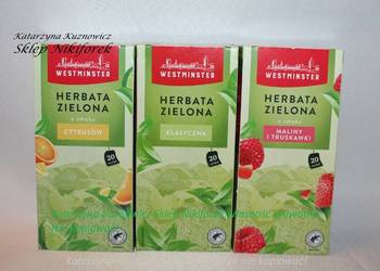 Westminster herbata zielona 20 t. cytrusowa truskawkowa i klasyczna