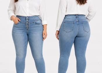 Jeans damski M.SARA size 30 pas 70-86 wysoki pas