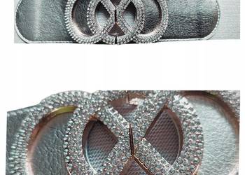 Pasek Damski-GUMA OZDOBNA BIŻUTERIA /cekiny /kamienie