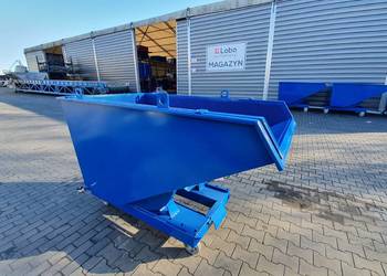 Kontener metalowy do wózka widłowego 900 Litrów