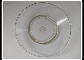 Przezroczysty talerzyk spodek SIMAX Czechosłowacja 15,5 cm