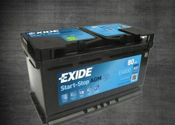 Akumulator Exide AGM start&stop EK800 80Ah 800A EN