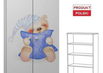 ŚPIOCH 7 - N25 szafa dziecięca 80x53 w.190
