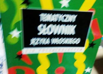 Tematyczny słownik języka włoskiego antykwariat internetowy kursy Białołęka