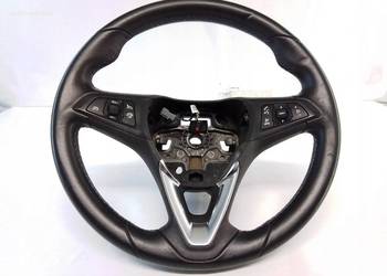 Opel Corsa E KIEROWNICA SKÓRA MULTIFUNKCJA 13403216