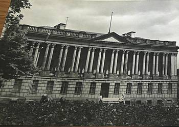 Dwie czarno-białe widokówki z Poznania Dwie czarno-białe widokówki z Poznania