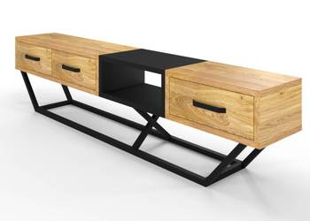 Szafka RTV Loftowa Dębowa SANKI