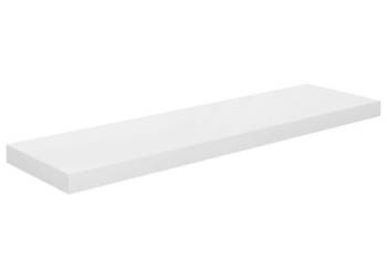 Półka ścienna wysoki połysk biała 90x235x38 cm MDF WM-323754