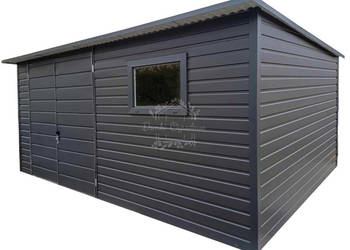 Schowek  domek ogrodowy 4,5x2,5m  okno antracyt  dach spad w tył ID812