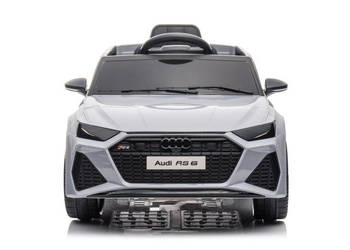 Auto samochód na akumulator AUDI RS6 pojazd samochody osobowe jeździk grey