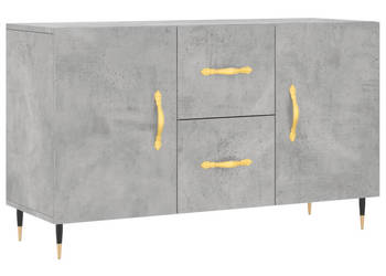 Komoda szarość betonu 100x36x60 cm materiał drewnopochodny WM-828152