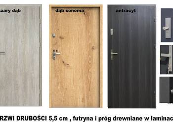 Drzwi ocieplone zewnętrzne wejściowe metalowe