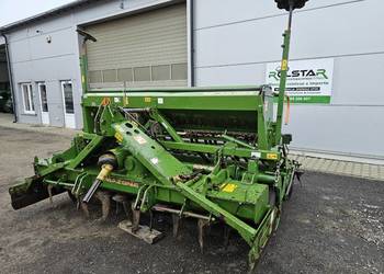 Zastaw Uprawowo Siewny AMAZONE KG302+AD303, włóka, talerzowy, wał gum.
