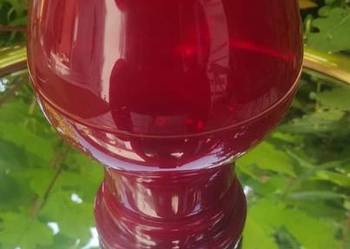 Lausitzer rubinowy wazon PRL Lausitzer rubinowy wazon PRL