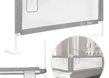 Barierka ochronna na łóżko 200 cm osłona zabezpieczenie dla dzieci ECOTOYS