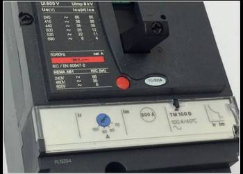 Wyłącznik SCHENIDER NSX 100f  ;; 70-100 AMP regulowany