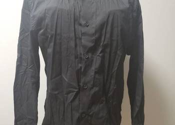 Męska, czarna, koszula, stan idealny, H&M, rozm. S