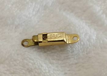 Zapięcie wsuwane do łańcuszka, 3x4x17mm, złoty (Kreatywne, Biżuteria)