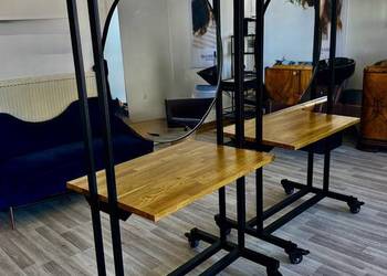 Konsola Fryzjerska Dwustronna, Stanowisko Fryzjerskie Loft PF Atelier Duo