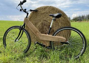 Ekskluzywny drewniany rower