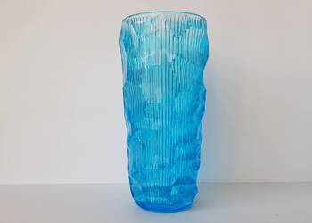 Wazon OKULUS (nr 3), Ząbkowice, kolorowe szkło PRL