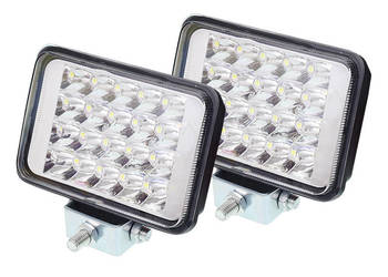LAMPA ROBOCZA HALOGEN LED, 20 LED PROSTOKĄTNA, 2SZT/KPL, 9-36V, 110X76