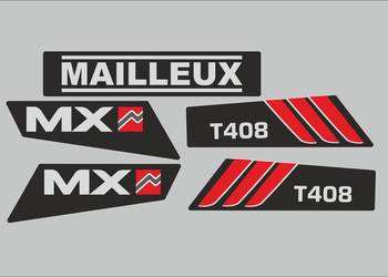 Naklejki Mailleux mx 408 i inne modele