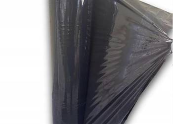 FOLIA STRETCH CZARNA 2.5 kg 50cm 23um MOCNA ROLKA DO OWIJANIA PALET PACZEK