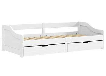 vidaXL Leżaki z podnóżkiem, 2 szt., polirattanowe, czarne(SKU:317632)