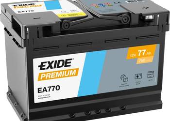 Akumulator 77Ah 760A PRAWY PLUS Exide Premium EA770