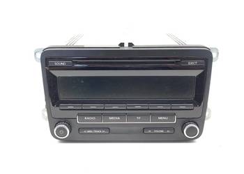 RADIO VW PASSAT B7 1K0035186AN 10-15 ODTWARZACZ MULTIMEDIA, STEREO