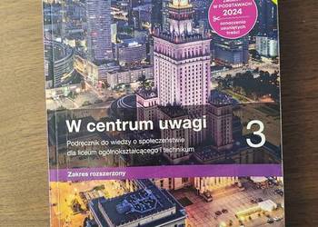 Podręcznik WOS "W centrum uwagi 3"
