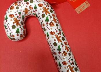 Dekoracja świąteczna w kształcie kolorowej laski