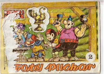 Komiks ma zniszczoną okladkę oraz jest lekko zalany i przybr