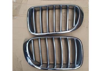 BMW X3 F25 X4 F26 LIFT LCI nerka nerki atrapa grill szary środek kpl 2x
