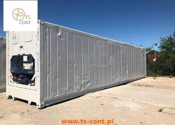 Kontener morski chłodniczy mroźnia chłodnia 45 HC RF używany 13,5 metrowy