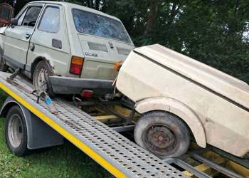 fiat 126p plus przyczepka Niewiadów