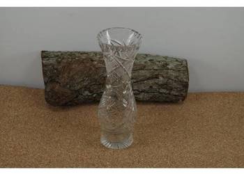 Wazon kryształowy vintage – ręcznie szlifowany